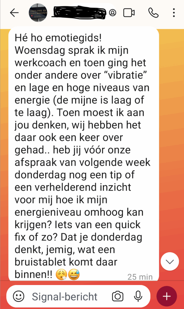 hoe word je weer gelukkig? energie https://www.emotiegids.nl