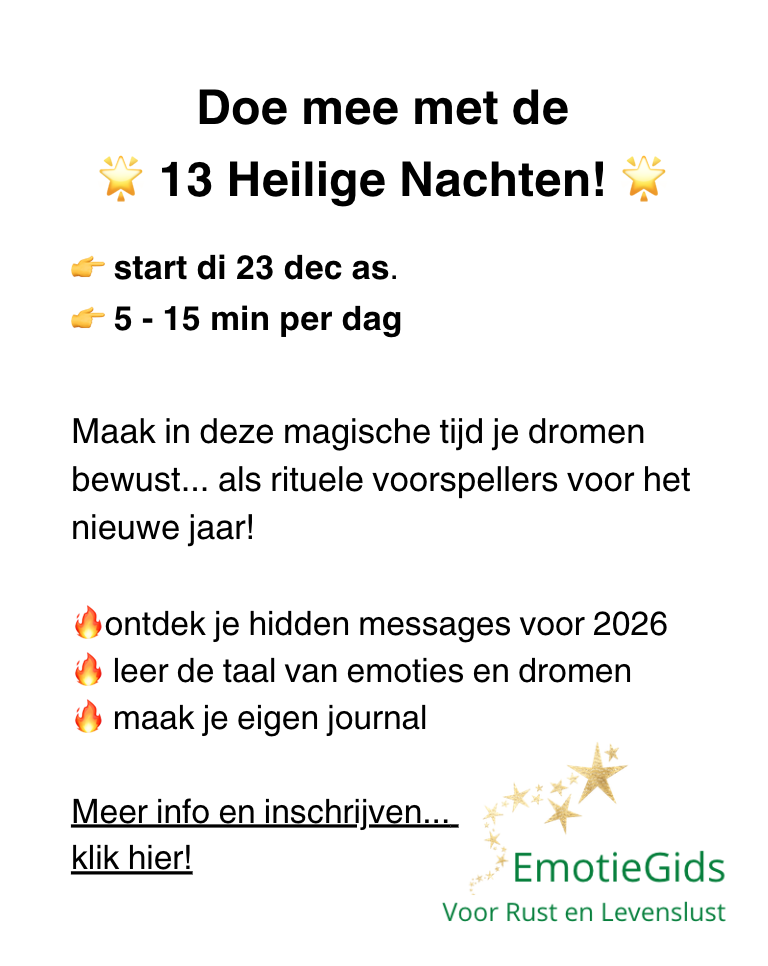 13 daagse Heilige Nachten - EmotieGids
